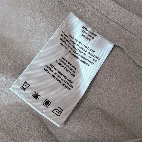 Kut from the Kloth Trech Swing Pea Jacket Coat Faux Vegan Suede Double Breasted - Picture 13 of 16